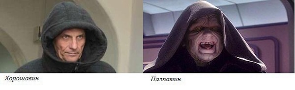 Странное сходство - Моё, Хорошавин, Император Палпатин, Star Wars, Александр Хорошавин