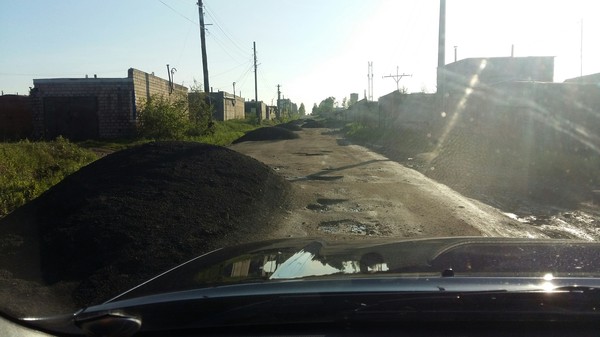Two troubles... - Fools and roads, Russia, What's happening?, Road, Road repair