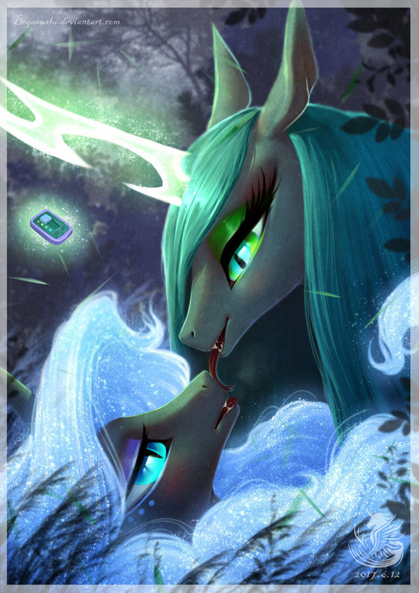 Grassland - My Little Pony, Queen Chrysalis, Nightmare Moon, Шиппинг, MLP Lesbian