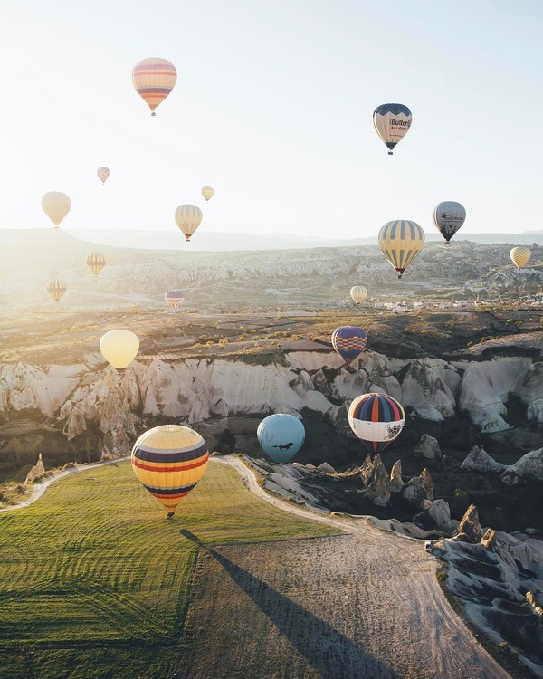 Hot air balloon flight over Cappadocia - Balloon, Travels