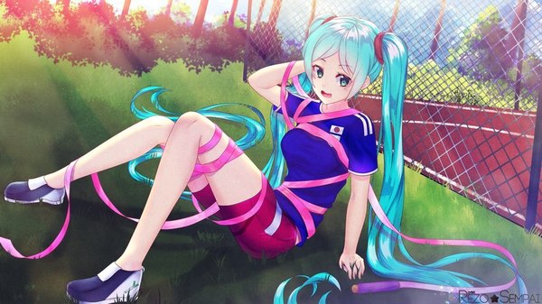 Mmm... Miku likes bondage games? - Endless summer, Anime, Not anime, Images, Art, Hatsune Miku