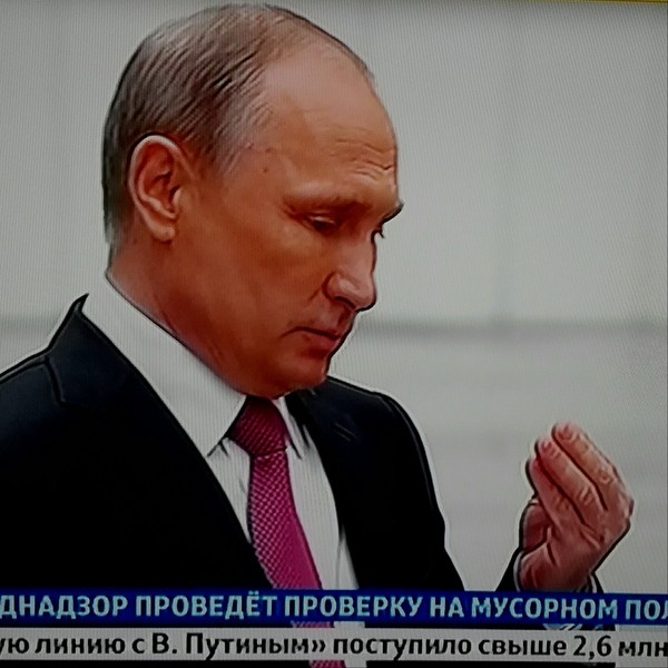 To the nail! - My, Vladimir Putin, A complaint, Power, Officials, Direct line with Putin, The television, TV set, Longpost