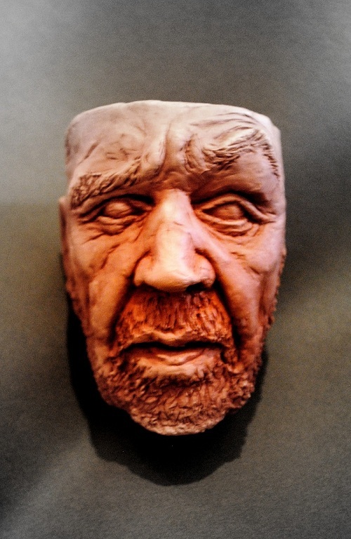 Portrait (polymer clay) - My, My, Sculpture, Sergoz, Sergei Shnurov, Portrait, Polymer clay