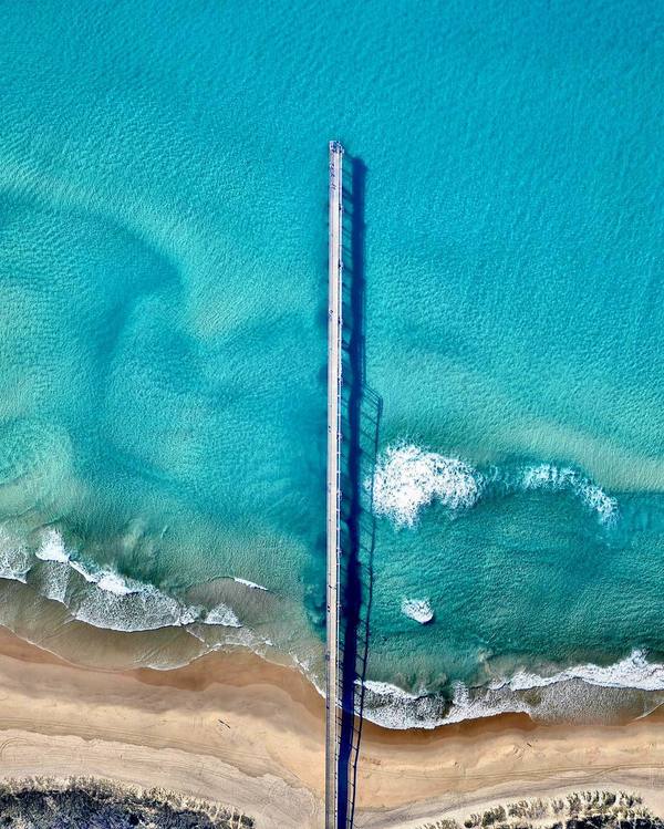 Pier somewhere in Australia - The photo, Berth, Ocean