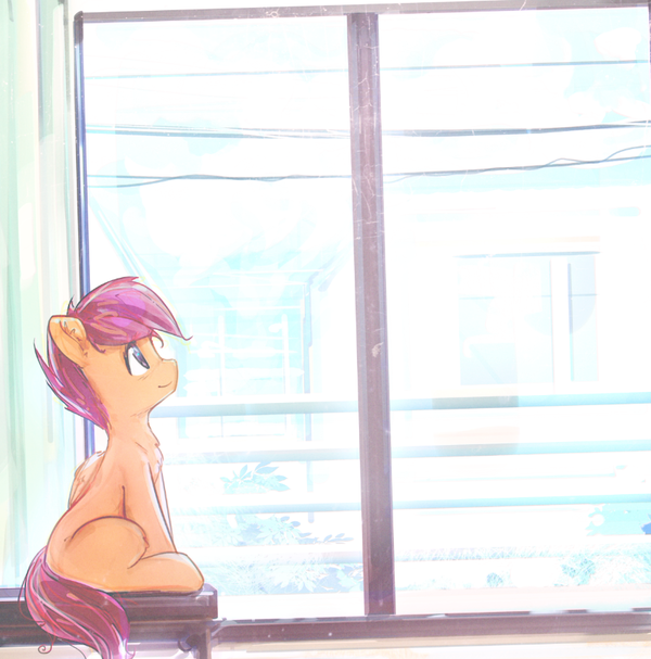 Summer My Little Pony, Scootaloo, Mirroredsea