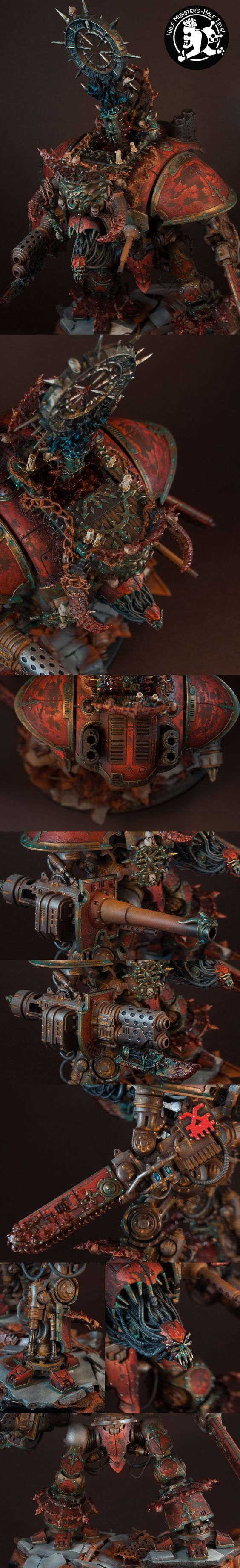 Imperial Knight of Khorne - Warhammer 40k, Wh miniatures, Длиннопост