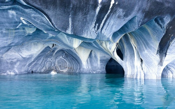 Marble Caves in Chile Chico (Chile) - Chile, marble caves, The photo, Caves, Imgur