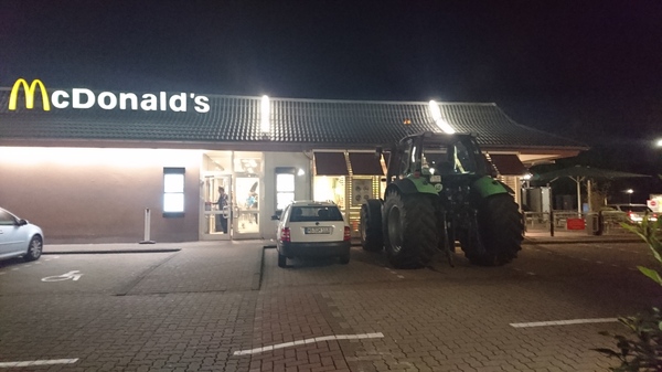 Why not - My, Tractor, McDonald's, Collective farmers, Germany, Parking