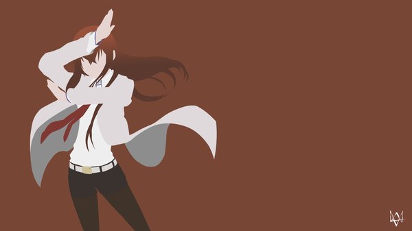 Steins Gate minimalistic - Steins gate, Anime, Not anime, Minimalistic, Kurisu makise, Anime art, Drawing, 