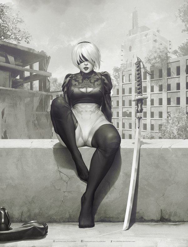  , ? Nier Automata, 2D, , -, 