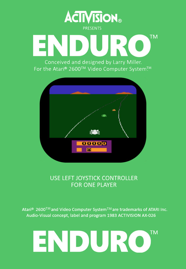      Enduro Atari 2600, -, 