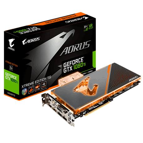 Video card Gigabyte Aorus GeForce GTX 1080 Ti Waterforce WB Xtreme Edition 11G received seven video outputs - Gigabyte, Video card, Technics, Components, Technologies, Longpost