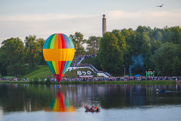 International meeting of aeronauts in Velikiye Luki 2017 - My, Aeronautics, Balloon, Velikie Luki, , The photo, Tag