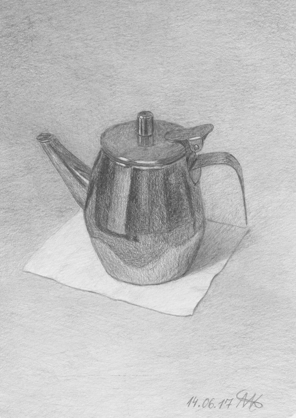 Чайник академический рисунок
