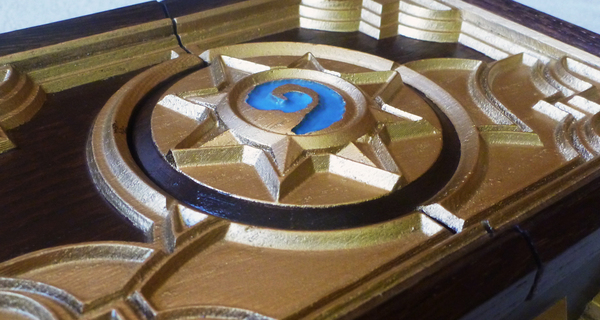 Hearthstone box replica mini. Резная хартстоун шкатулка мини версия из дуба Hearthstone, Box, Шкатулка, Replica, Дуб, Резьба, Длиннопост