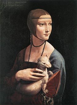 lady with ermine - My, lady with ermine, Ferret, Life hack