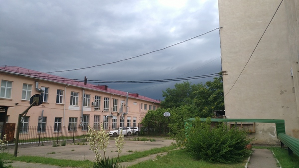 It will rain, they said - My, Krasnodar, Weather, Shower, 