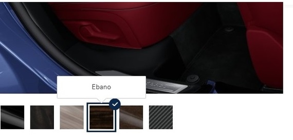 Maserati website configurator gives tips on interior trim - My, Maserati, Site, Configurator, Options, Mat