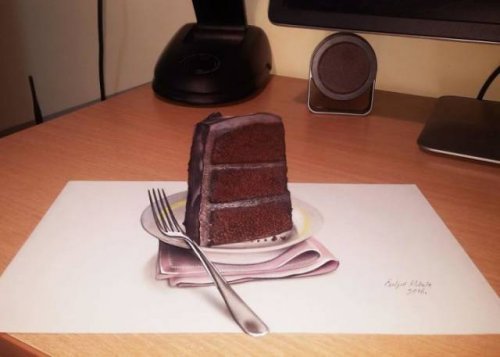 Incredibly realistic 3D drawings by Nikola Chulic - Longpost, 3D, Drawing, League of Artists, Artist