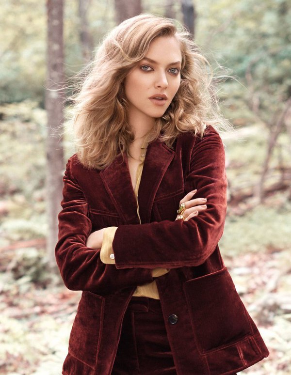 Атмосферная осенняя фотосессия Аманды Сейфрид для ноябрьского выпуска журнала Allure, 2016 г. Аманда Сейфрид, Фотосессия, Осень, Длиннопост