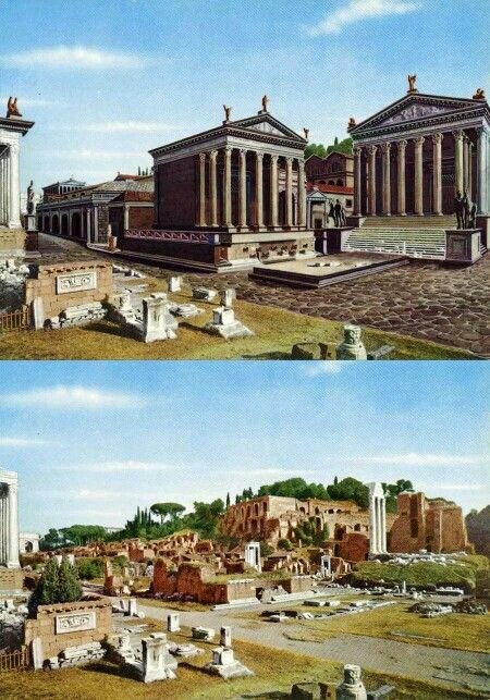 Eternal Rome, past and present. - Story, Rome, Longpost