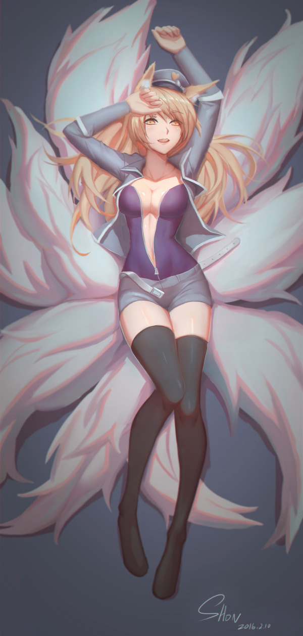 Ahri , Anime Art, League of Legends