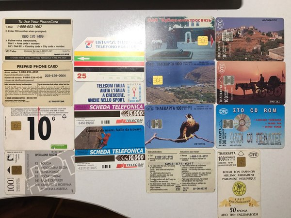 Payphone cards of the 90s - My, 90th, Collection, Payphone, Telephone, Phone cards