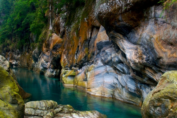 Taroko Gorge and the Marble Mountains of Taiwan. - The photo, The mountains, River, Nature, Taiwan, Zanamiclub