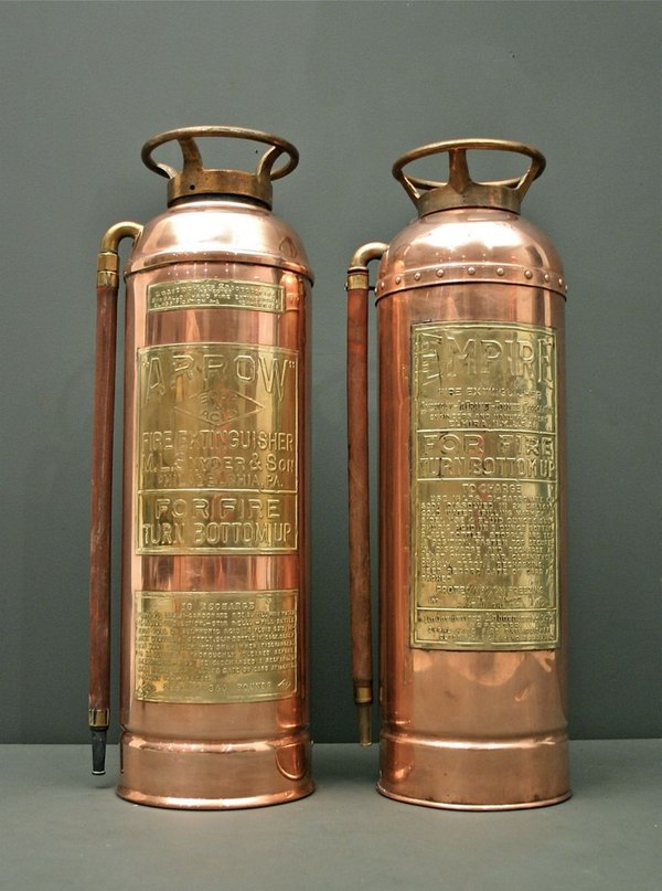 Fire extinguishers of the era of beautiful things - beauty, Retro, Story, History of things, Longpost