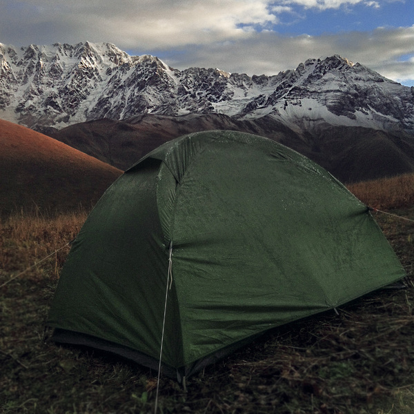 Ailama, Caucasus. - My, Georgia, , Svaneti, Caucasus, Tent, The mountains