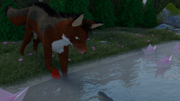 Моя небольшая работа в Blender