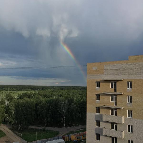 Rainbow - My, Omsk, Rainbow, beauty