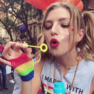 Мыльные пузыри Девушки, Мыльные пузыри, Niamhadkins, Гифка, Милота