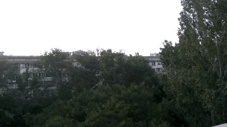 Закат в спальном районе Закат, Таймлапс, Город, Небо, Гифка