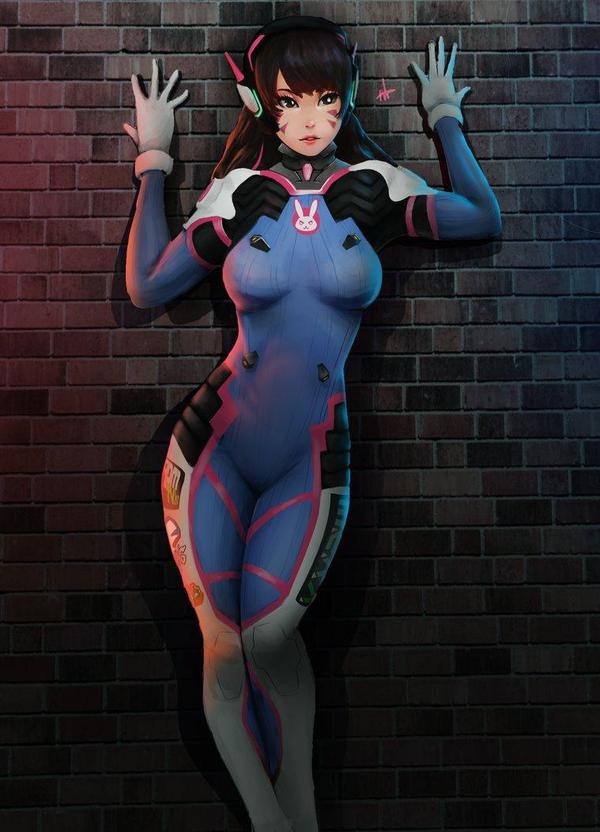 . Overwatch, Blizzard, Dva, 