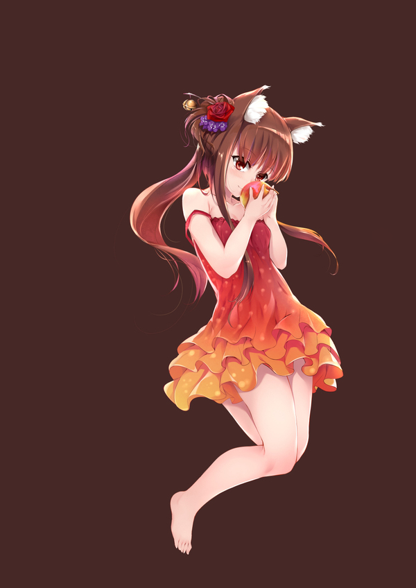 Spice and wolf - Longpost, Anime art, Tag, Inumimi, Holo, Horo holo, Spice and Wolf