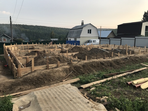 We build a house from aerated concrete (post number 2) Reinforcement, Estimate for the current day - My, House, Aerated concrete, Work, Building, Siberia, Foundation, Formwork, Reinforcement, Video, Longpost