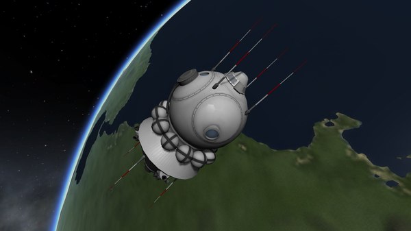 Vostok and the command module Apollo. - Toys, Space, Kerbal space program