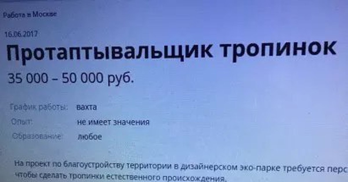 Вакансии работы форум. Протаптыватель тропинок. Пратаптователь трапинок. Пратаптыватеь трапинак. Прикольные вакансии работы.