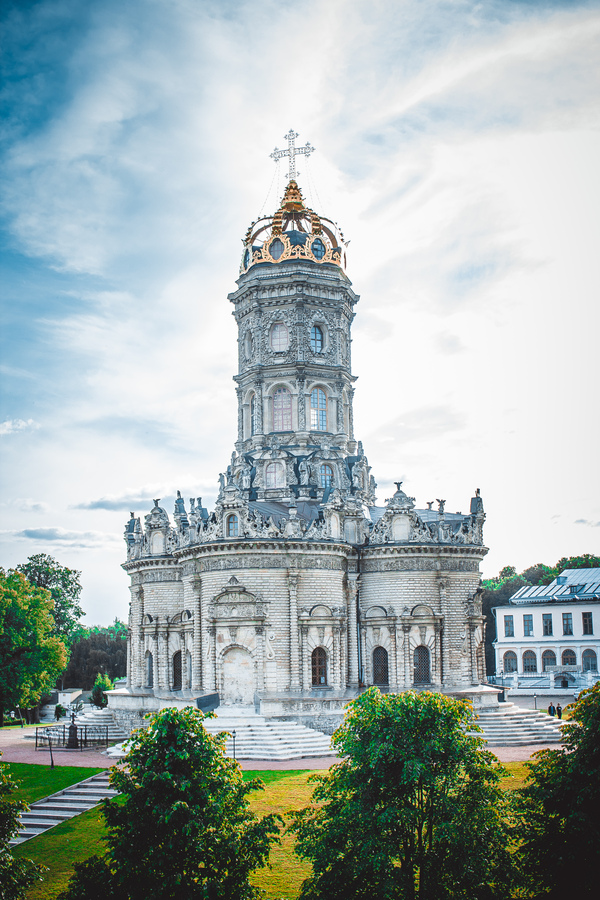 Spain? France? No, Moscow region! Church of the Sign (Dubrovitsy). - My, Travels, The photo, Temple, Church, sights, Подмосковье, Moscow