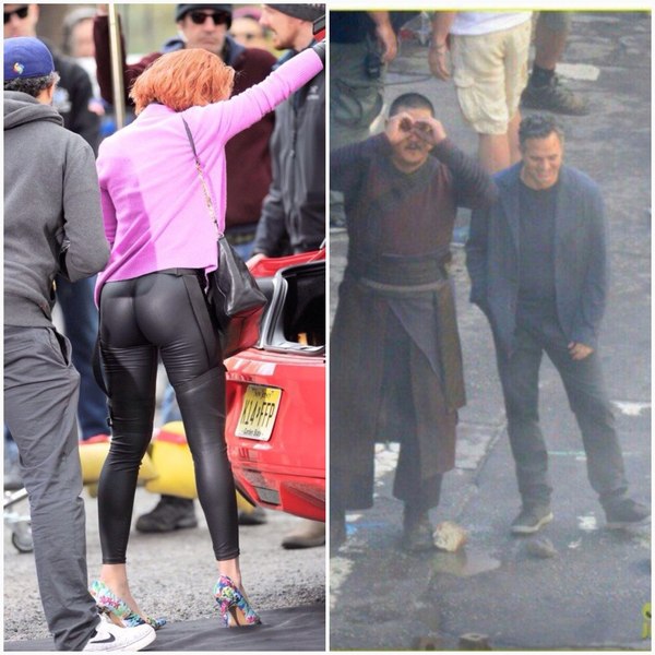 Nuka, what's on the set of Infinity War... - Marvel, Black Widow, Booty