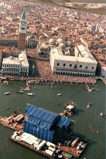 The history of a large-scale Pink Floyd concert in Venice, 1989 - Rock, Music, Concert, Venice, Past, 20th century, Interesting, Pink floyd, Longpost