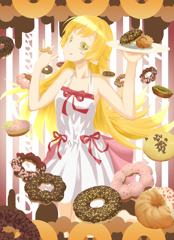 Welcome to the World of Donuts - Anime, Anime art, Monogatari series, Shinobu oshino
