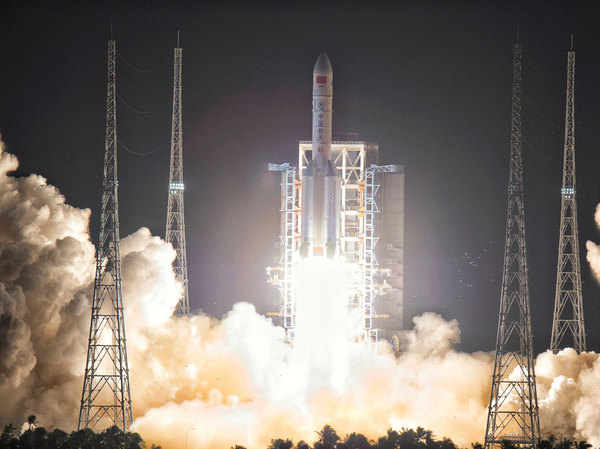 The launch of the Chinese Long March-5 failed - China, Space, Failure, , Chang'e-5