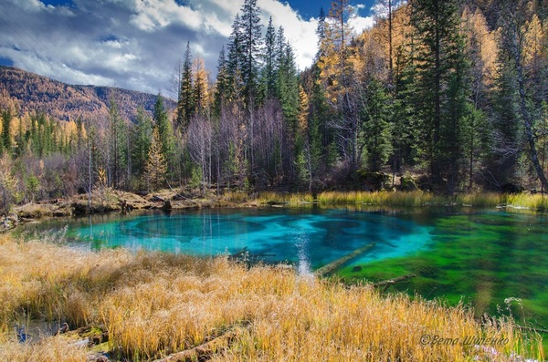 Blue Lake. - Russia, The photo, Altai, Lake, Nature, Landscape, Travels, Go, Altai Republic