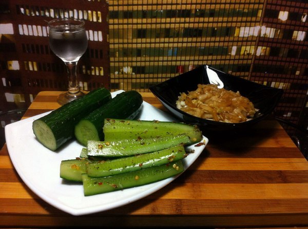 Salted cucumbers under 100 grams - My, Niknicefood, Nikitanice, Snack, Rogue, Beggars, Recipe, Food, Longpost