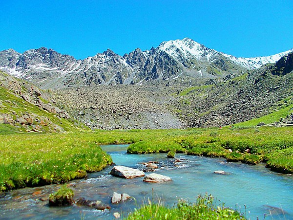 Turquoise - My, Altai, Stream, Water, Nature, The photo, Altai Republic