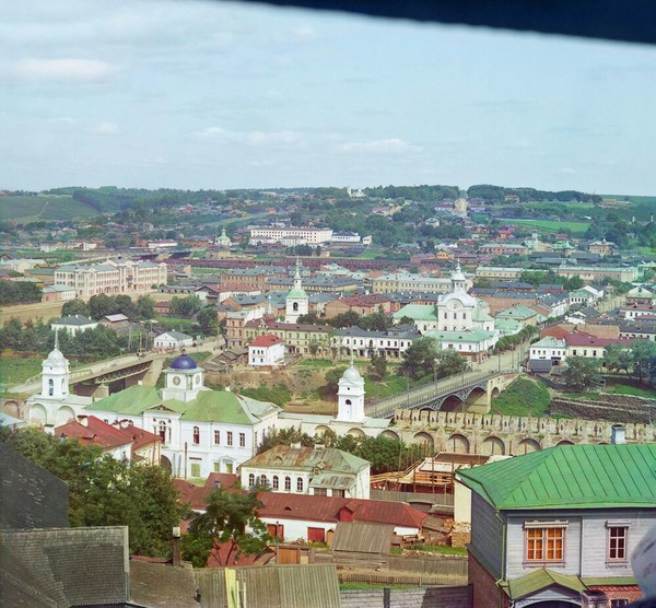 Pre-revolutionary Smolensk in the photographs of Prokudin-Gorsky. - Smolensk, Prokudin-Gorsky, Old photo, The photo, Longpost