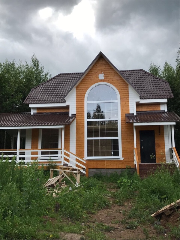 House in Pereslavl-Zalessky for true connoisseurs of apple - My, House, Apple