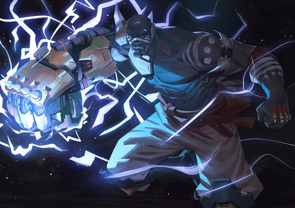 Doomfist Art. Overwatch, Blizzard, Doomfist, , Nesskain